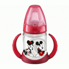 Бутылочка-поильник NUK First Choice Микки Маус красная с силиконовой насадкой с 6 мес 150 мл пластик