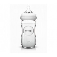 Бутылочка для кормления Avent Philips Natural стекло 1шт 240 мл