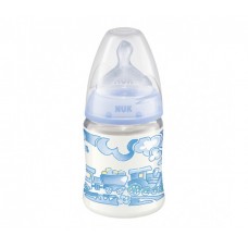 Бутылочка NUK First Choice Plus Baby Blue с силиконовой соской с рождения 150 мл пластик