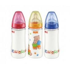 Бутылочка NUK First Choice с силиконовой соской с рождения 300 мл пластик